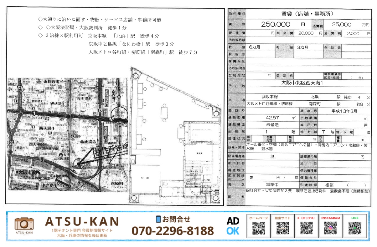 大阪キタ テナント