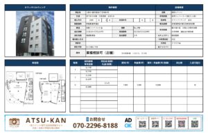 大阪市港区築港・タラッサビルディング1-2階 店舗可・業種相談可物件